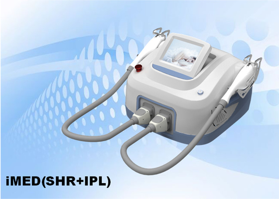 Il doppio tratta la macchina di depilazione del laser IPL del ND Yag del portatile per bellezza del corpo
