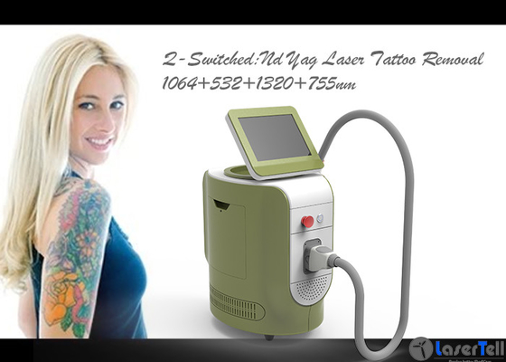 Macchina rapida 1 della gomma del tatuaggio della macchina di rimozione del tatuaggio del laser del ND Yag - frequenza 10Hz