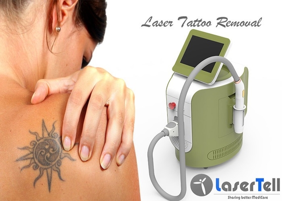 macchine di rimozione del tatuaggio di trattamento del laser del yag del ND del commutatore di 1064nm 532nm q ABS Shell di dimensione di punto di 8mm - di 2