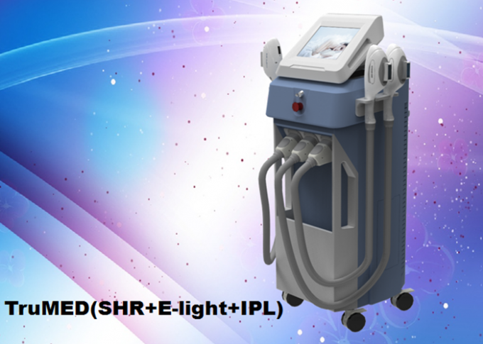 Macchina 3500W 3Handles verticale, TruMED (SHR+IPL+Nd di depilazione di SHR: Yag)